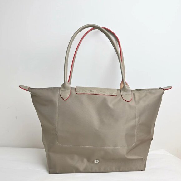 Brand new grey Longchamp medium canvas women's bag - Picture 3 of 9